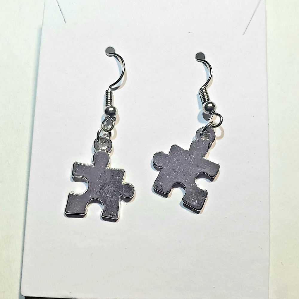 🆕️BOGO Autism puzzle pieces  earrings